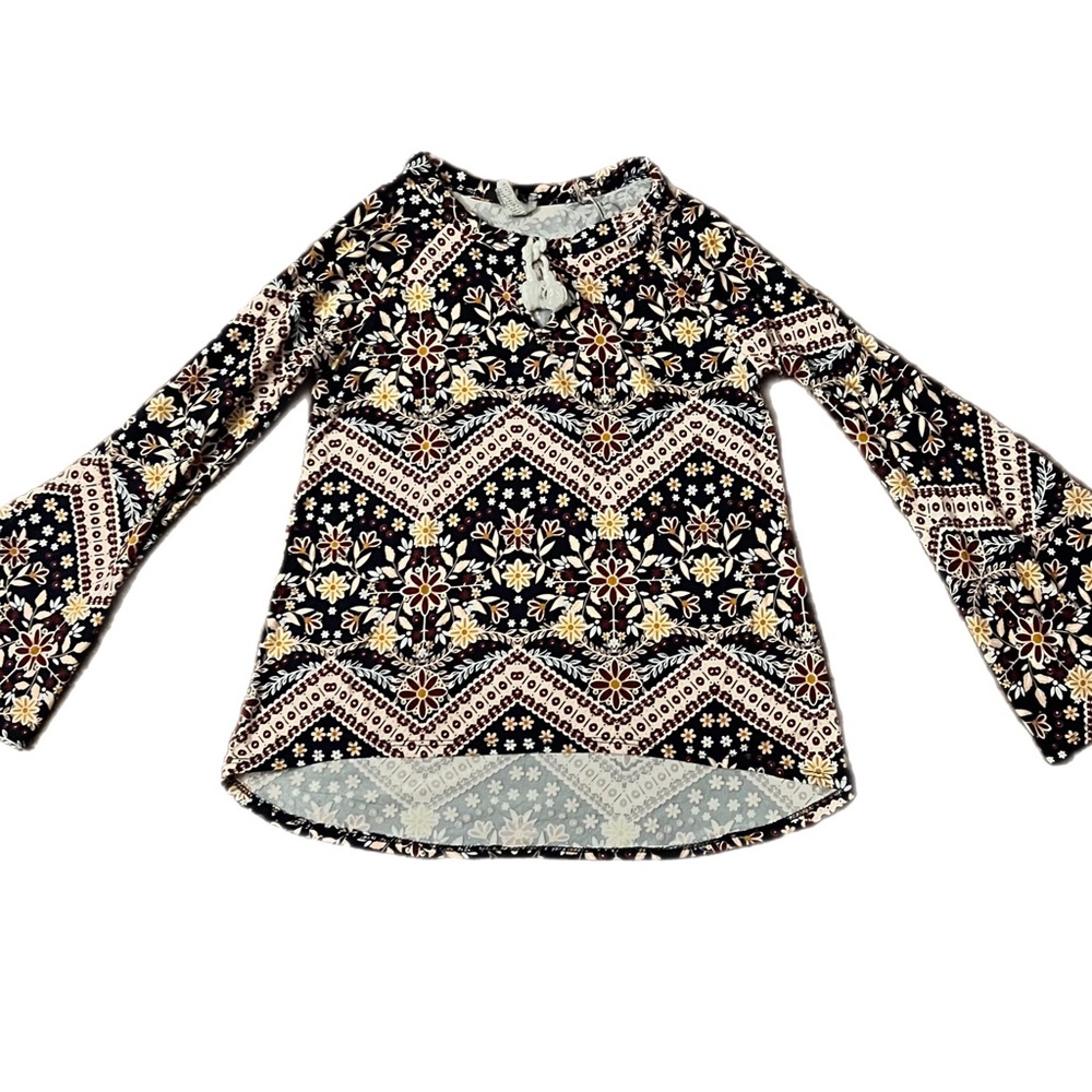 Girls long sleeve floral Insta Girl blouse size 14/16